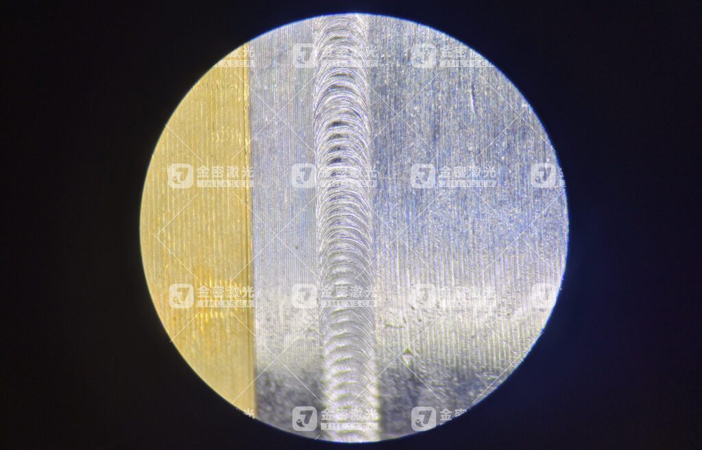 Vacuum laser-welded Kovar alloy sample