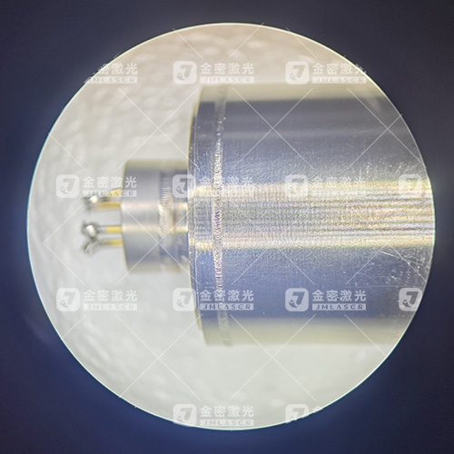 Laser-welded sensor sample