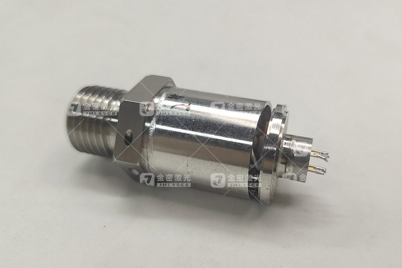 Laser-welded sensor sample