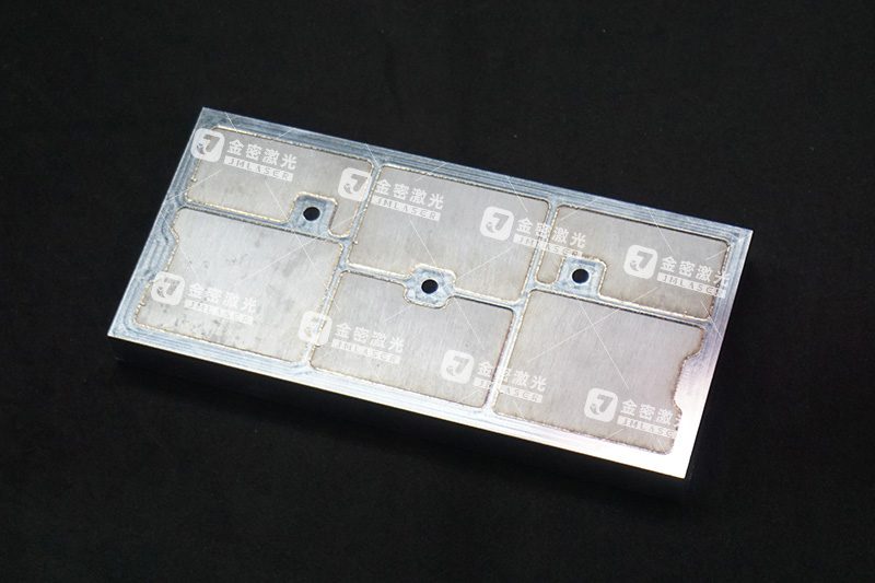 Laser-welded electronic package sample