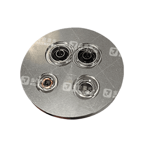 Laser-welded stainless steel sample