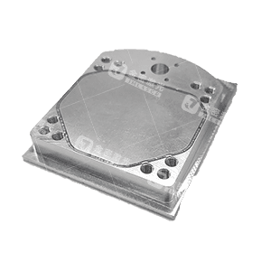 Laser-welded aluminum alloy sample