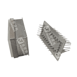 Vacuum laser-welded Kovar alloy sample
