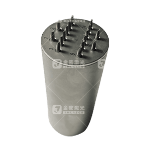 Laser-welded stainless steel sample